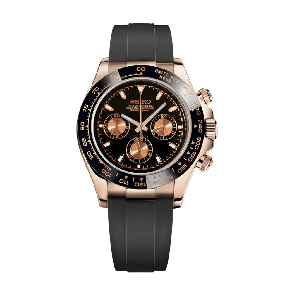 SEIKO MOD Daytona Gold rose