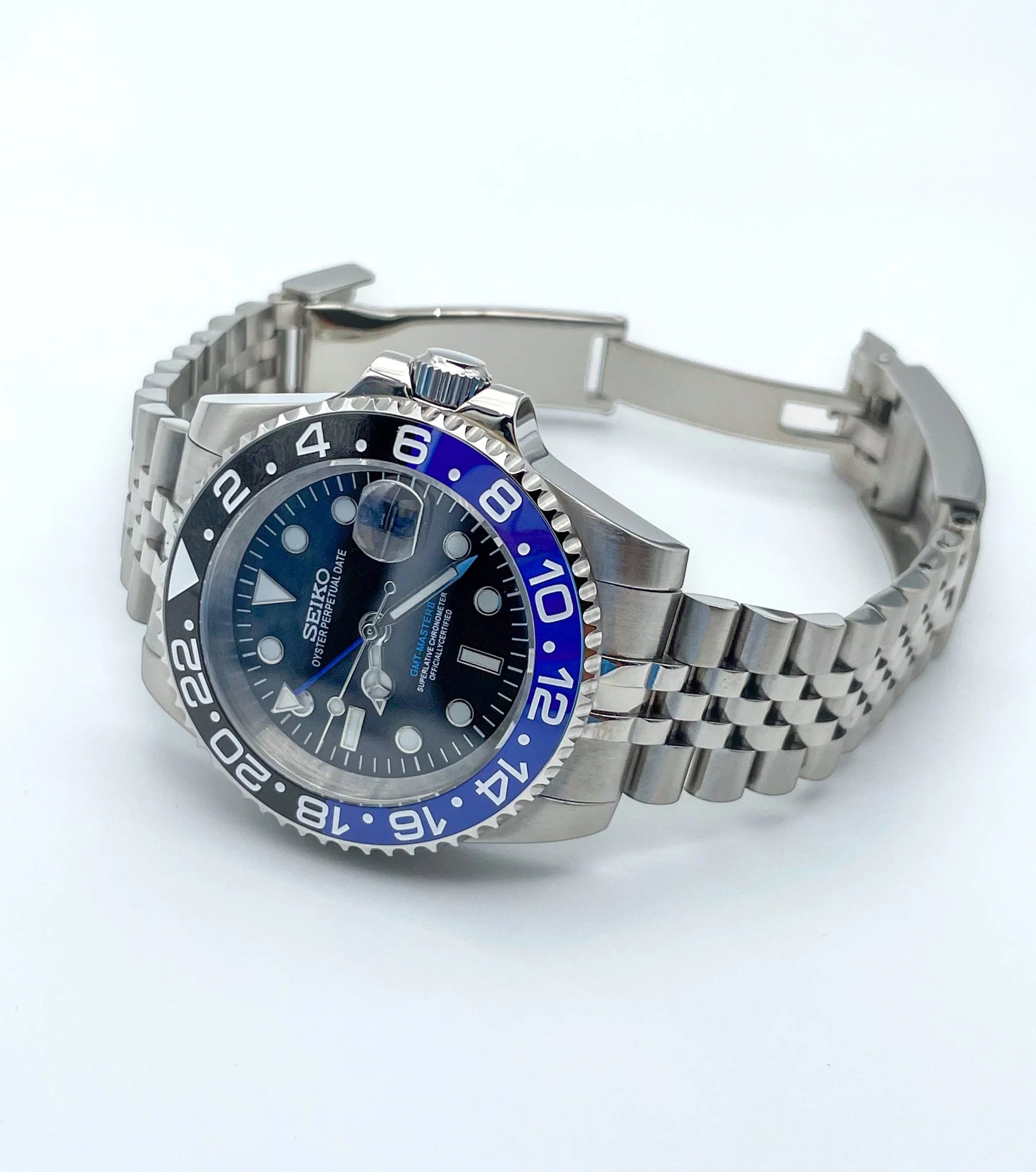 SEIKO Mod GMT “Batman”