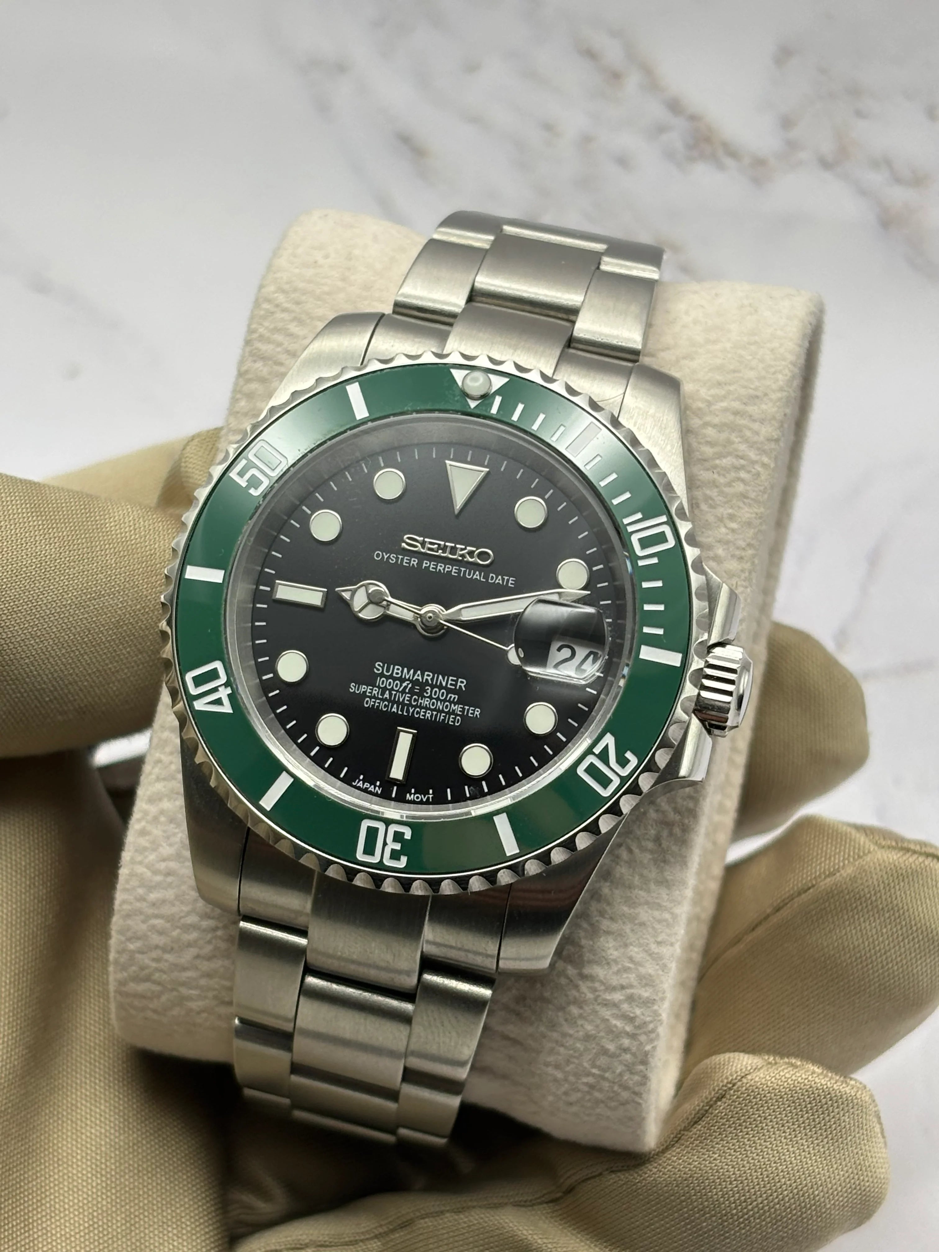 SEIKO MOD Submariner “Starbuks”
