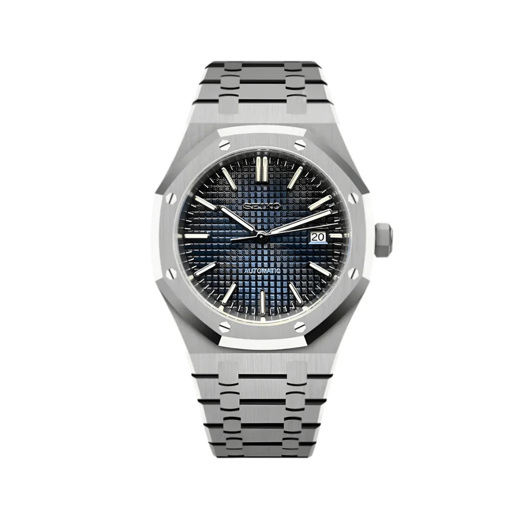 SEIKO MOD ROYAL OAK CLASSIC BLUE