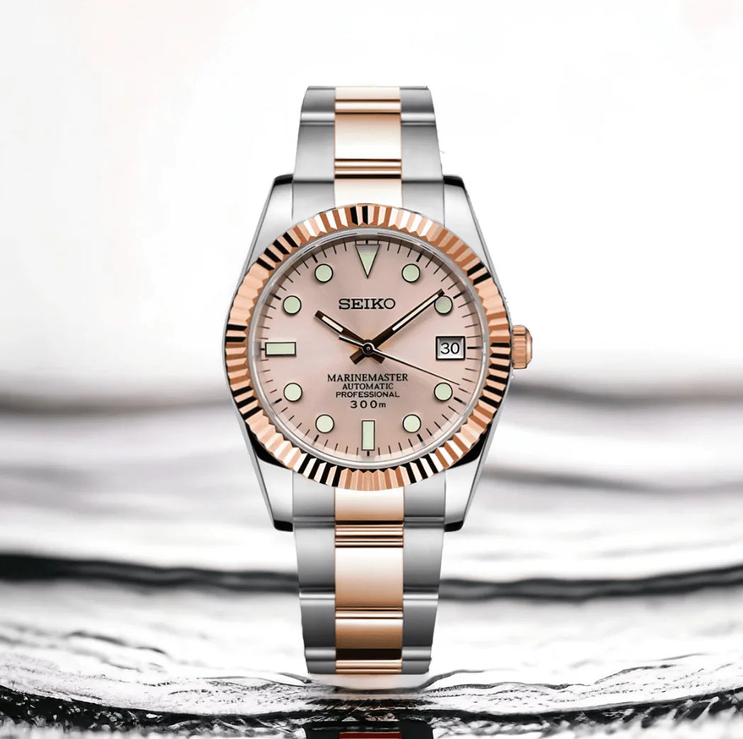 Seiko Mod Datejust Pink Panther
