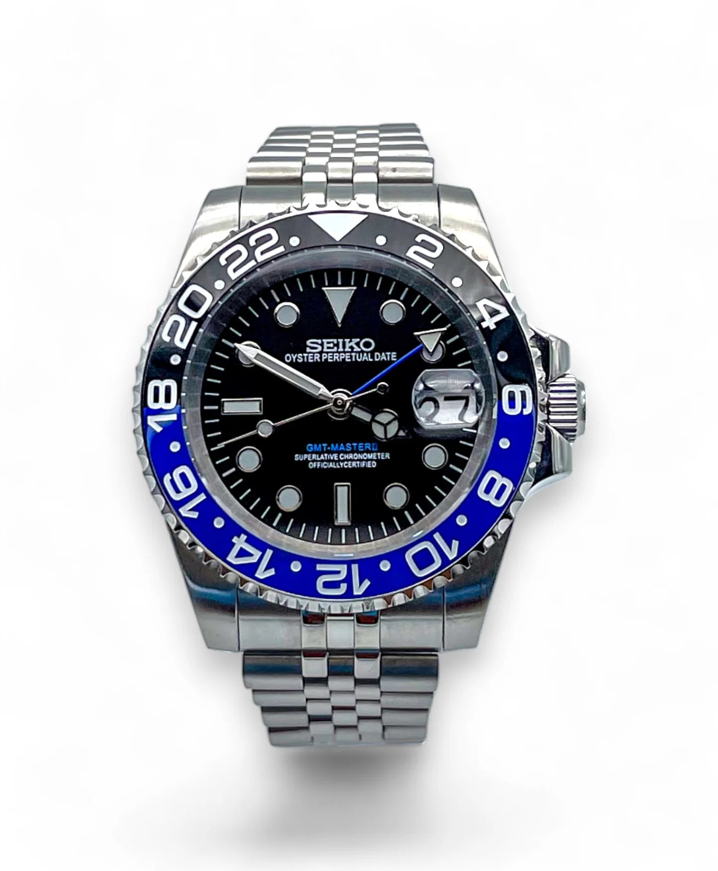 SEIKO Mod GMT “Batman”