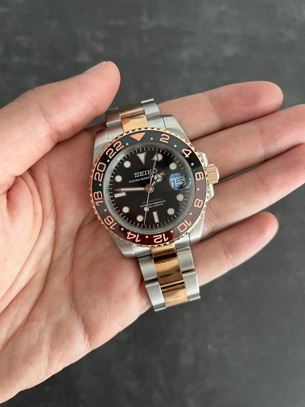 SEIKO Mod GMT “RootBeer”