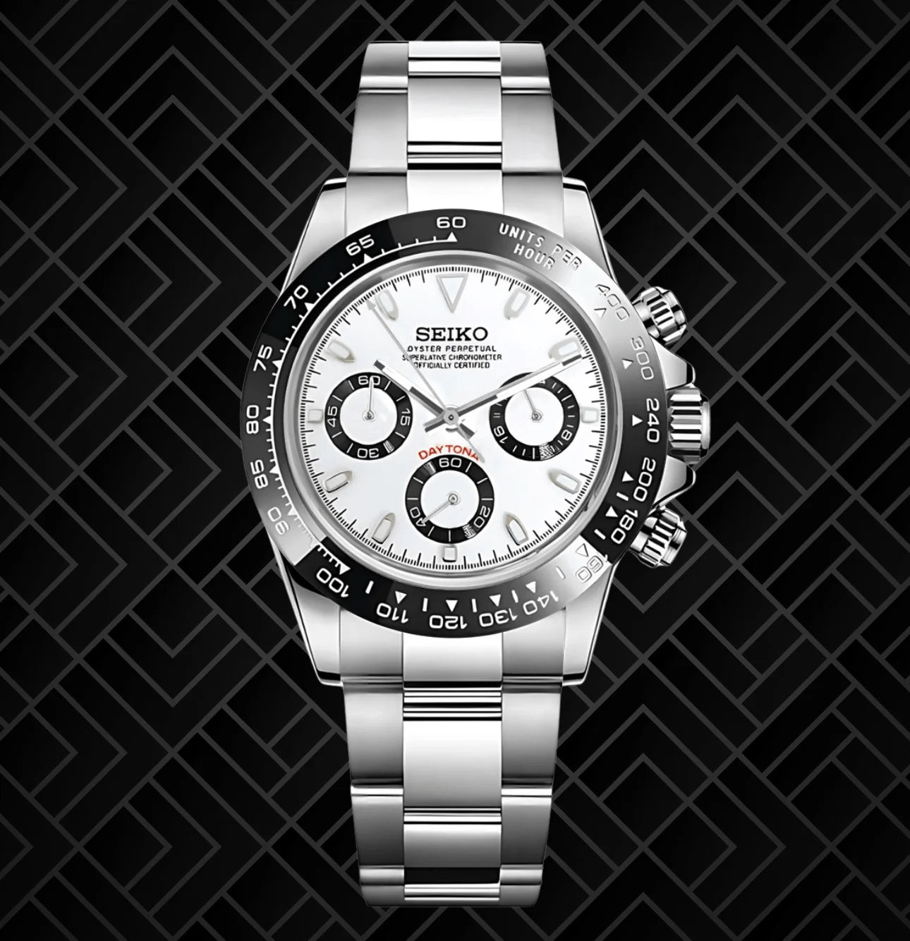 SEIKO Mod Daytona “panda”
