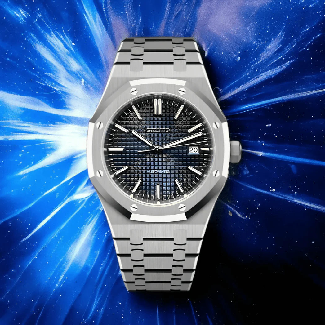 SEIKO MOD ROYAL OAK CLASSIC BLUE